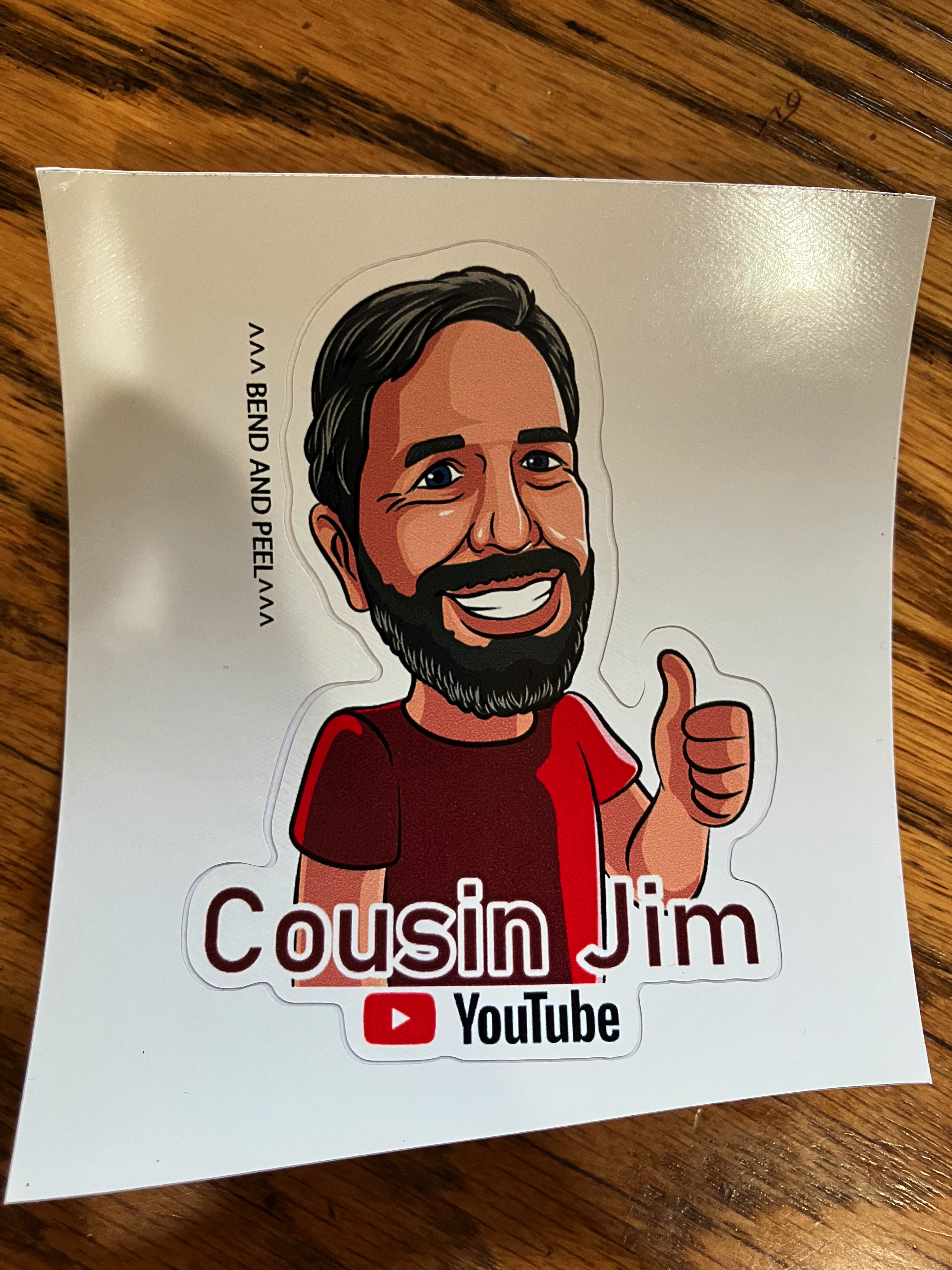 Cousin Jim's YouTube Sticker - default - Image 2
