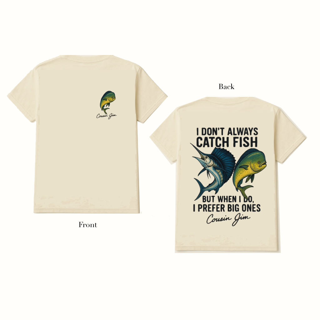 I Don't Always Catch Fish - White - Image 2